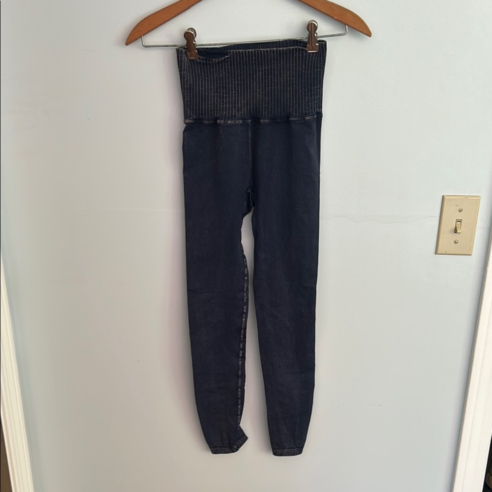Free people Good Karma High-Waisted Dark Blue Women's Leggings